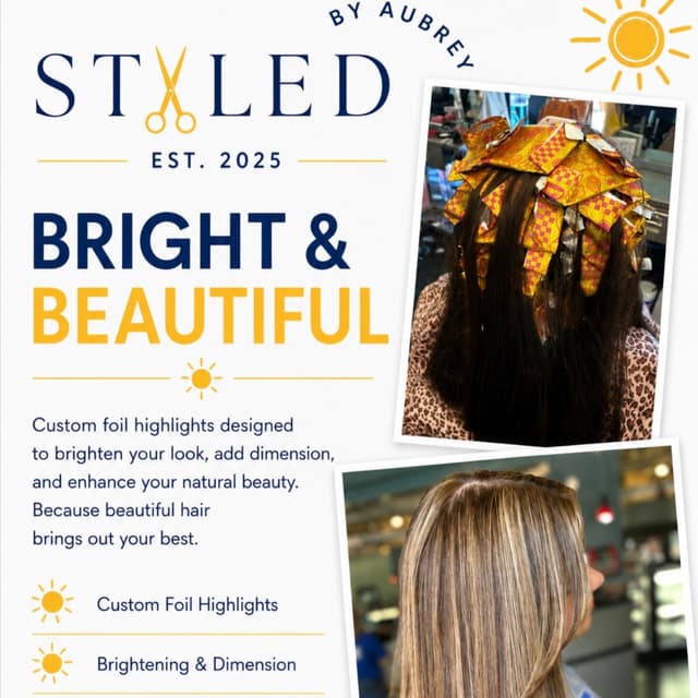 Bright & Beautiful at StyledbyAubrey in Pineville, KY